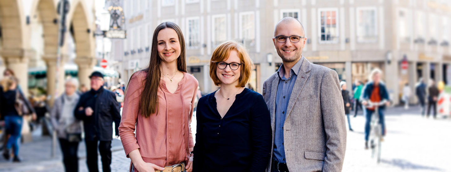 Julia Mietens, Laura Daiber und Patrick Otto